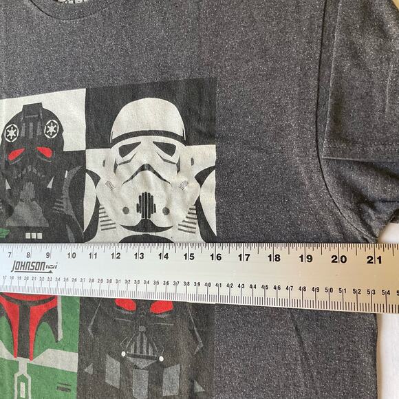 Star Wars Men’s Short Sleeve T-shirt size L, Gray , Cool Graphic - Picture 4 of 7